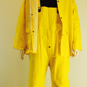 PVC / Polyester 3 Piece Rainsuit - Detachable Hood - 10-710