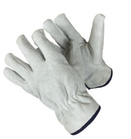 Grain Cowhide with Split Leather Back - Straight Thumb - 32-1371K