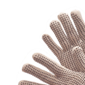 Cotton/Polyester Blend String Knit Gloves - 50-1500