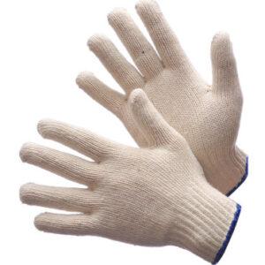 Cotton/Polyester Blend Two Sided PVC Dot String Knit Gloves - 50-2890