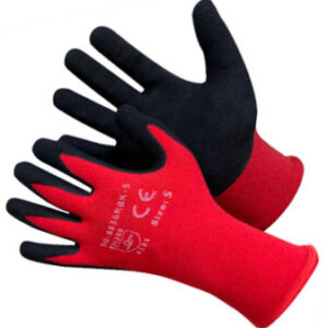 Nylon & Spandex Shell Micro Foam Nitrile & 3/4 Back Coating Glove - 50-8837GBK-M