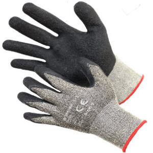 Black Polyester Shell with Black Nitrile Foam Coating Glove - 50-8838BKBK-M