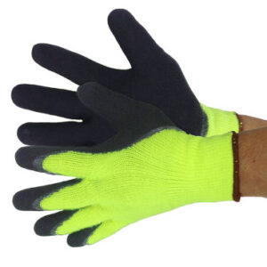 Hi-Vis Orange Acrylic & Latex Glove - 50-8910BKO
