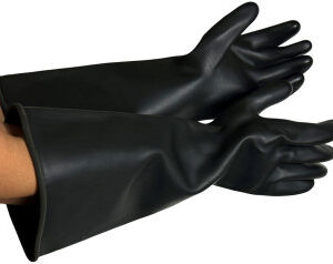 Smooth Finish Black PVC Gloves - 96-5401