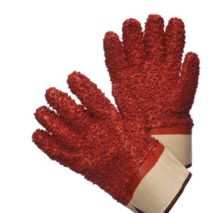 Smooth Finish Blue Nitrile Coated with Knit Wrist Gloves - 96-6120