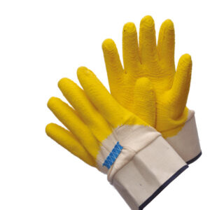 Semi-Rough Finish Black PVC Gloves - 96-6901