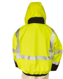 Lime Green Class III with Removable Fleece Lining Jacket - 98-3001-G